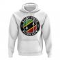 Saint Kitts and Nevis Football Badge Hoodie (White)