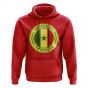 Senegal Football Badge Hoodie (Red)