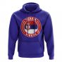 Serbia Football Badge Hoodie (Royal)