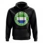 Sierra Leone Football Badge Hoodie (Black)