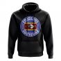 Swaziland Football Badge Hoodie (Black)