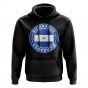 Nicaragua Football Badge Hoodie (Black)