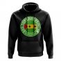 Sao Tome and Principe Football Badge Hoodie (Black)