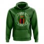 Zambia Football Badge Hoodie (Green)