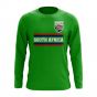 South Africa Core Football Country Long Sleeve T-Shirt (Green)