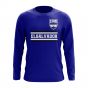 El Salvador Core Football Country Long Sleeve T-Shirt (Royal)