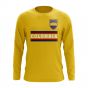 Colombia Core Football Country Long Sleeve T-Shirt (Yellow)