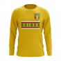 Guinea Core Football Country Long Sleeve T-Shirt (Yellow)