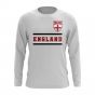 England Core Football Country Long Sleeve T-Shirt (White)