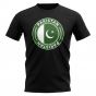 Pakistan Football Badge T-Shirt (Black)