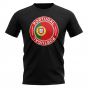 Portugal Football Badge T-Shirt (Black)