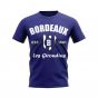 Bordeaux Established Football T-Shirt (Navy)