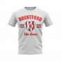 Brentford Established Football T-Shirt (White)