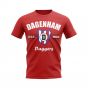 Dagenham Established Football T-Shirt (Red)