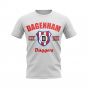 Dagenham Established Football T-Shirt (White)