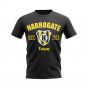 Harrogate Established Football T-Shirt (Black)