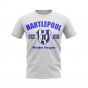 Hartlepool Established Football T-Shirt (White)