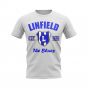 Linfield Established Football T-Shirt (White)