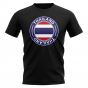 Thailand Football Badge T-Shirt (Black)