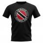 Trinidad and Tobago Football Badge T-Shirt (Black)