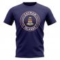 Cayman Islands Football Badge T-Shirt (Navy)