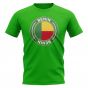 Benin Football Badge T-Shirt (Green)