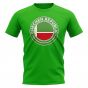 Chechen Republic Football Badge T-Shirt (Green)
