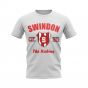 Swindon Established Football T-Shirt (White)