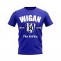 Wigan Established Football T-Shirt (Blue)