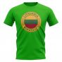 Lithuania Football Badge T-Shirt (Green)