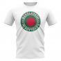 Bangladesh Football Badge T-Shirt (White)