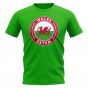 Wales Football Badge T-Shirt (Green)
