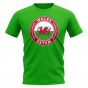 Wales Football Badge T-Shirt (Green)