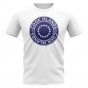 Cook Islands Football Badge T-Shirt (White)