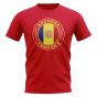 Andorra Football Badge T-Shirt (Red)