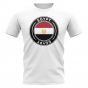 Egypt Football Badge T-Shirt (White)