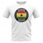 Ghana Football Badge T-Shirt (White)