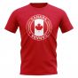 Canada Football Badge T-Shirt (Red)