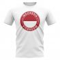 Indonesia Football Badge T-Shirt (White)