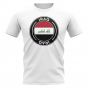 Iraq Football Badge T-Shirt (White)