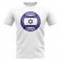 Israel Football Badge T-Shirt (White)