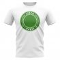 Libya Football Badge T-Shirt (White)