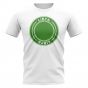 Libya Football Badge T-Shirt (White)