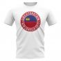 Liechtenstein Football Badge T-Shirt (White)