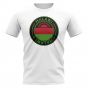 Malawi Football Badge T-Shirt (White)