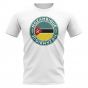 Mozambique Football Badge T-Shirt (White)