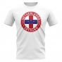 Netherlands Antilles Football Badge T-Shirt (White)