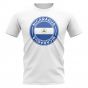 Nicaragua Football Badge T-Shirt (White)