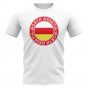 North Ossetia Football Badge T-Shirt (White)