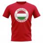 Hungary Football Badge T-Shirt (Red)